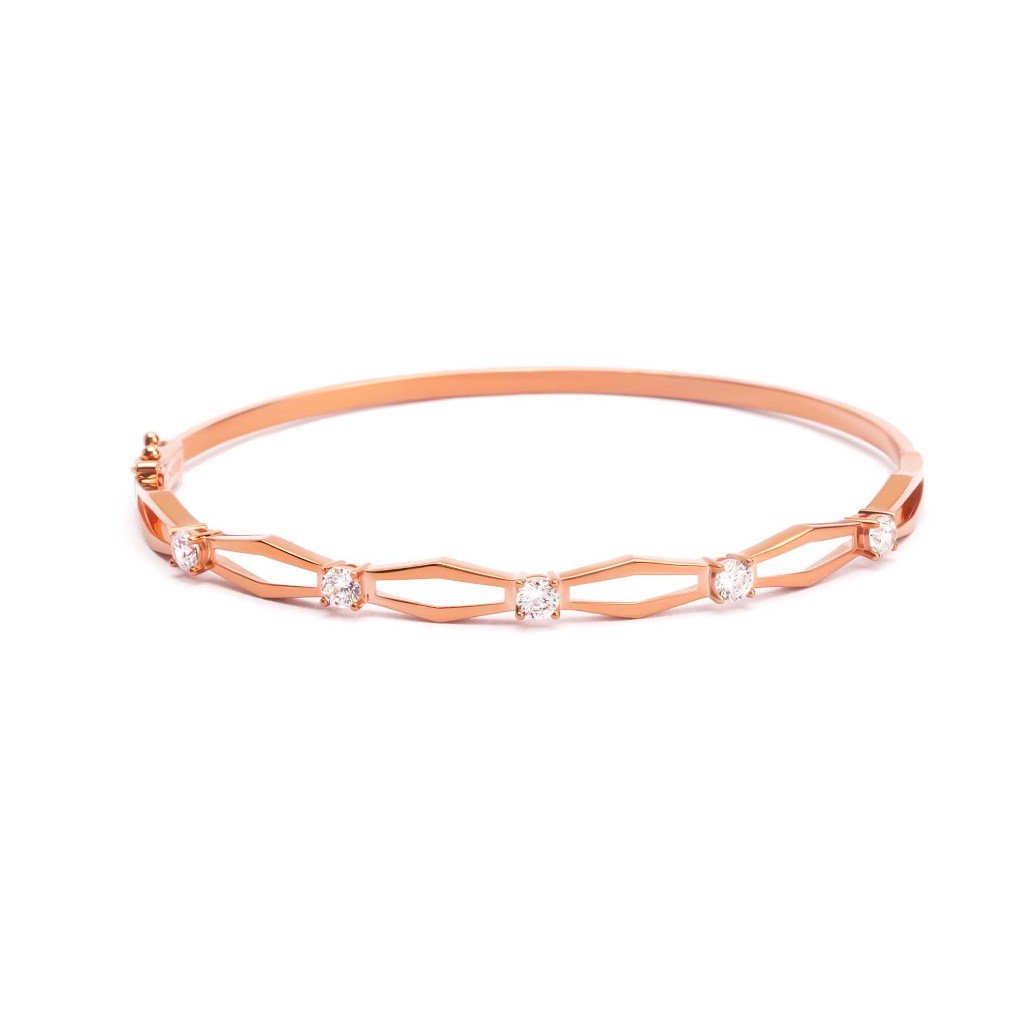 Gelang Emas 7k - Tiany Gold Bangle - Adorn Collection - Juene Jewelry - Juene