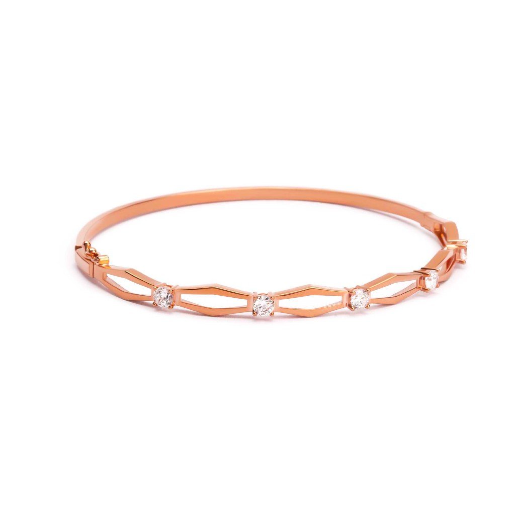 Gelang Emas 7k - Tiany Gold Bangle - Adorn Collection - Juene Jewelry - Juene