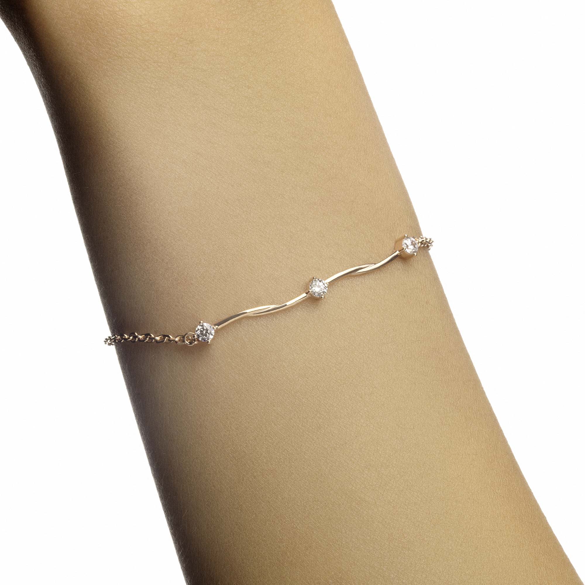 Gelang Emas 7k - Tira Gold Bracelet - Luxxe 02 Collection - Juene Jewelry - Juene
