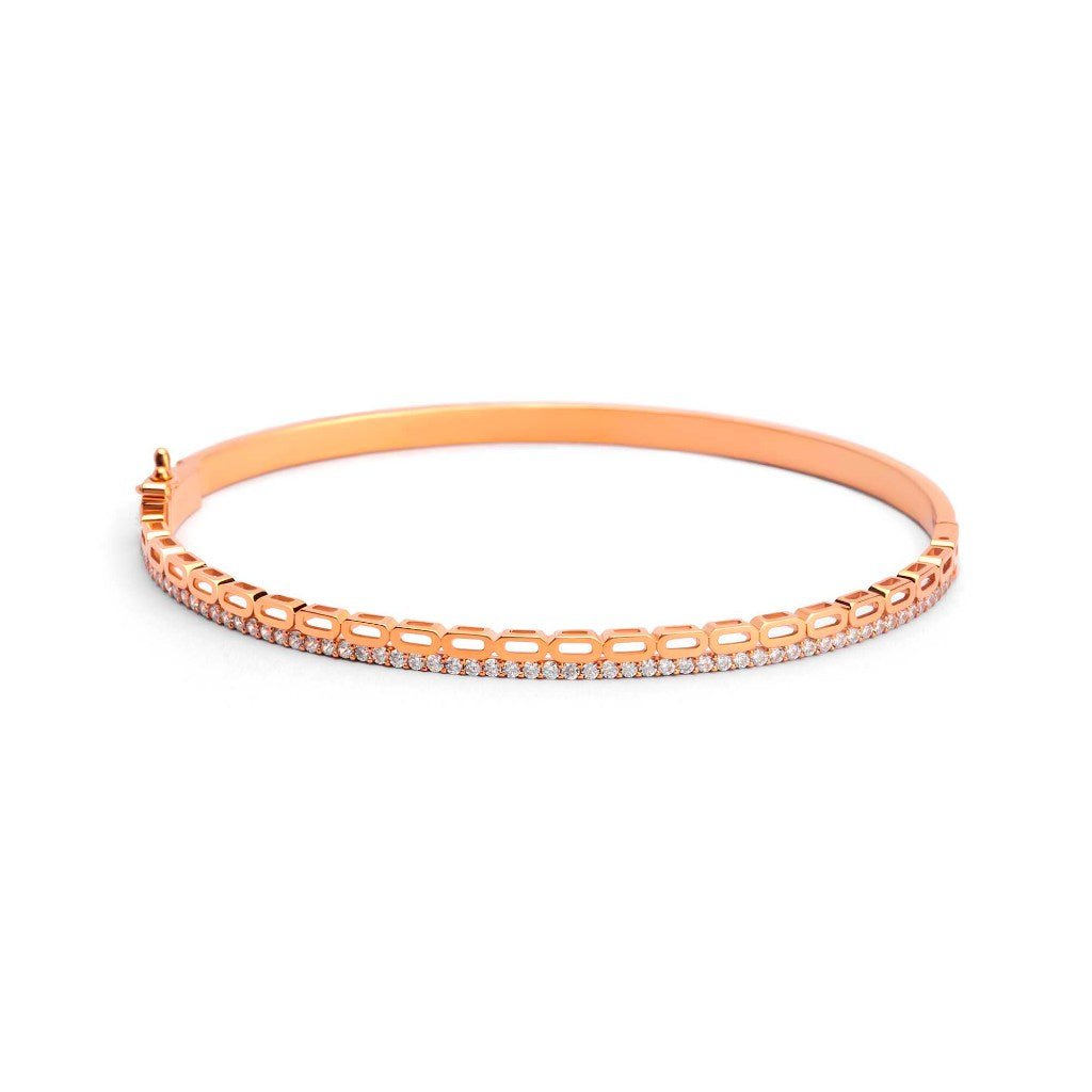 Gelang Emas 7k - Tyra Gold Bangle - Alaina Collection - Juene Jewelry - Juene
