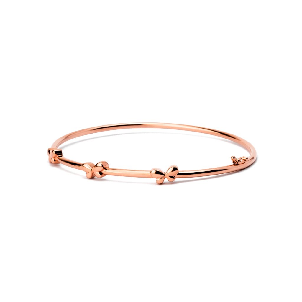 Gelang Emas 7k - Valia Gold Bangle - Bubbly Collection - Juene Jewelry - Juene
