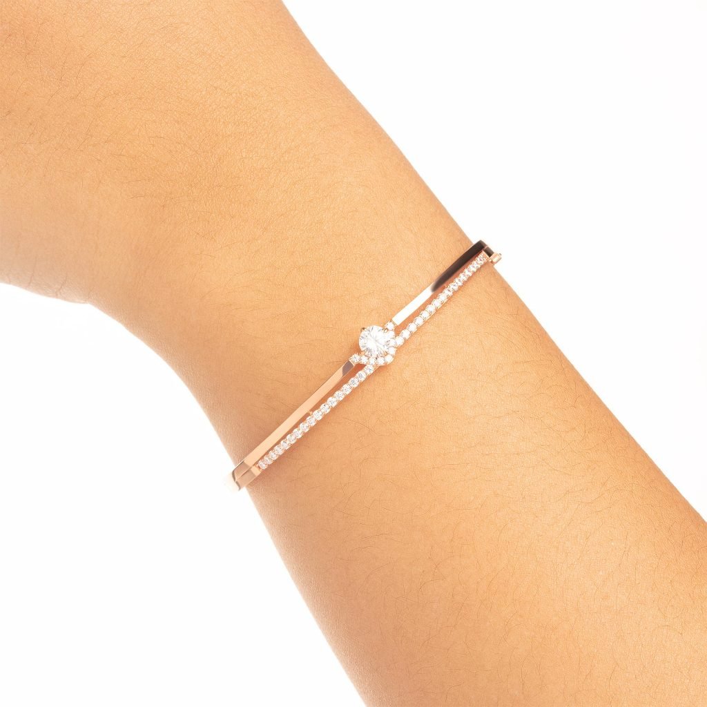 Gelang Emas 7k - Veya Gold Bangle - Adorn Collection - Juene Jewelry - Juene