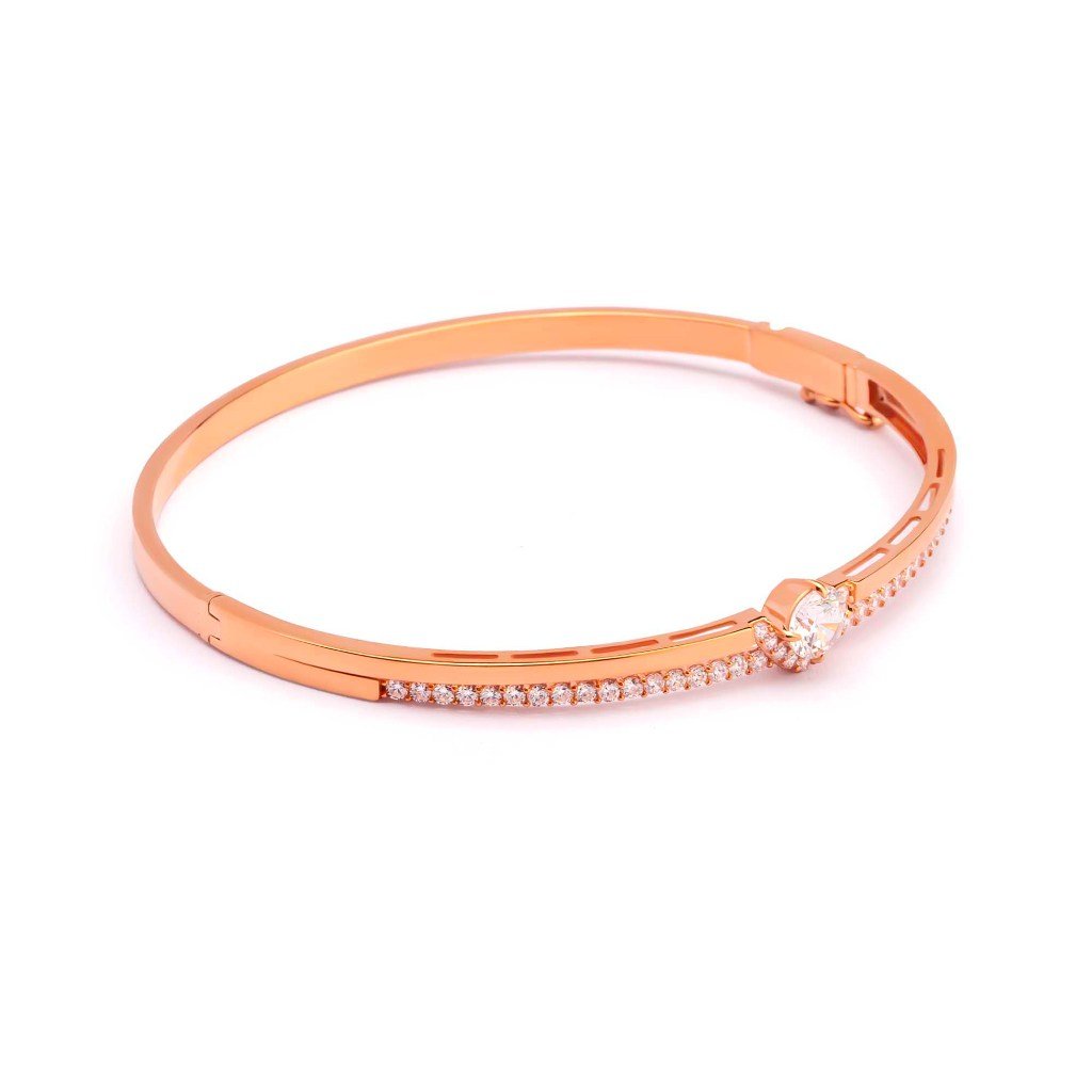 Gelang Emas 7k - Veya Gold Bangle - Adorn Collection - Juene Jewelry - Juene
