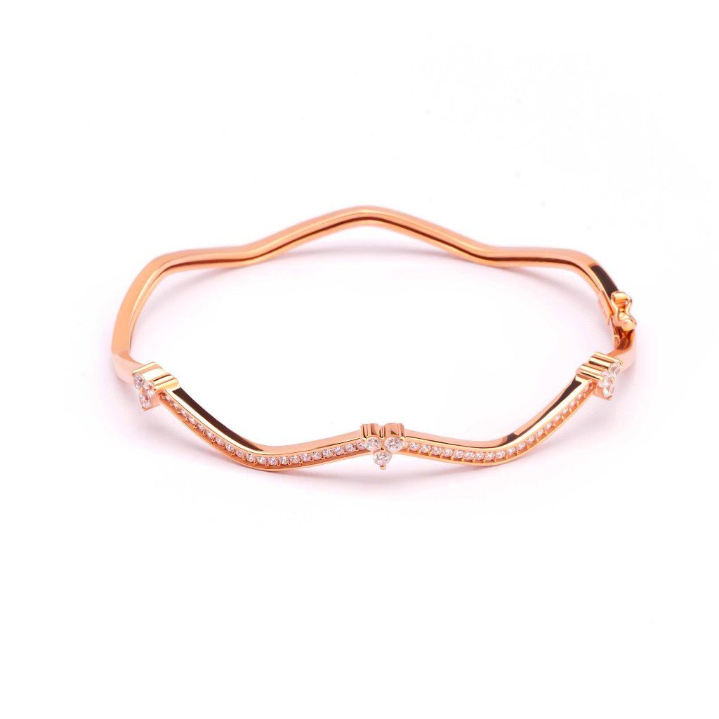 Gelang Emas 7k - Widya Gold Bangle - Adorn Collection 02 - Juene Jewelry - Juene