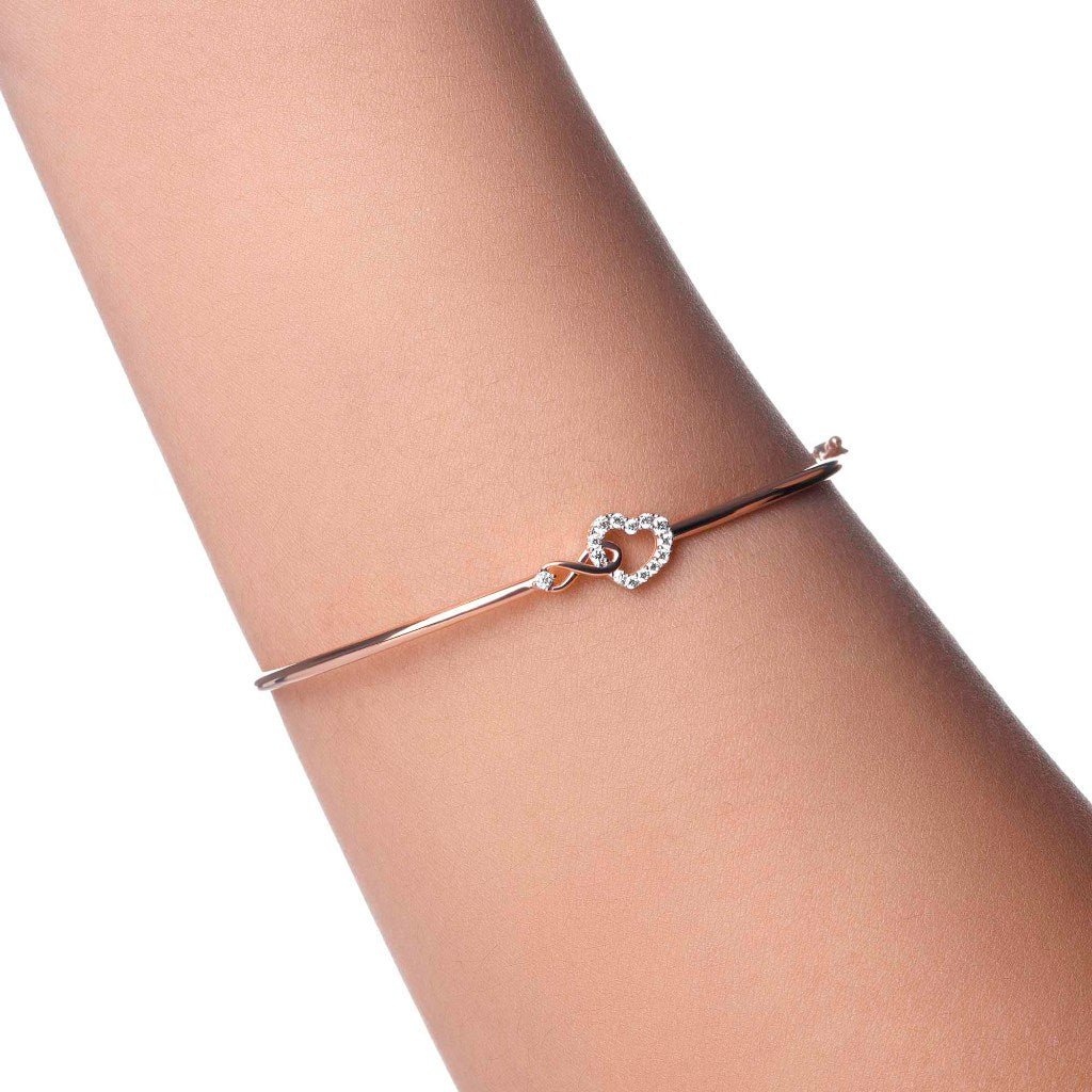 Gelang Emas 8K - Bria Gold Bangle - Flux Collection - Juene Jewelry - Juene Jewelry