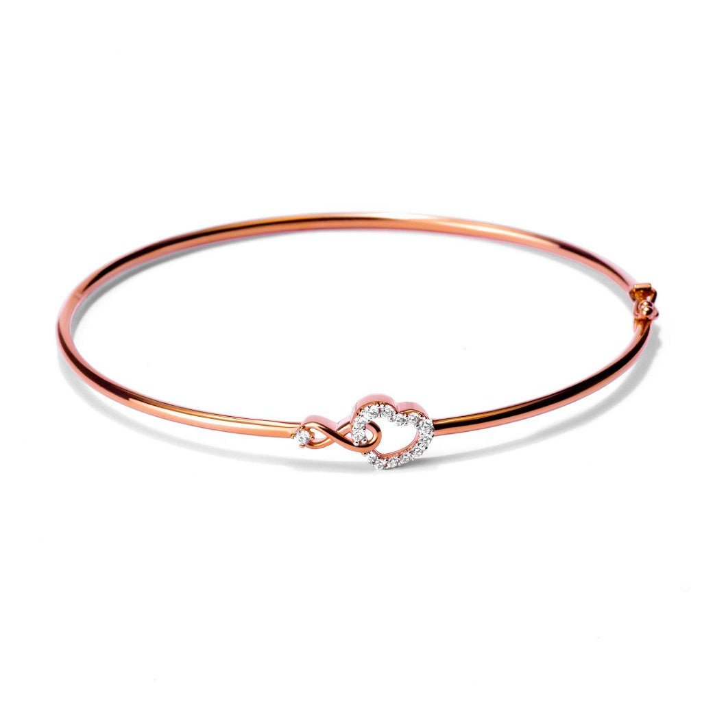 Gelang Emas 8K - Bria Gold Bangle - Flux Collection - Juene Jewelry - Juene Jewelry