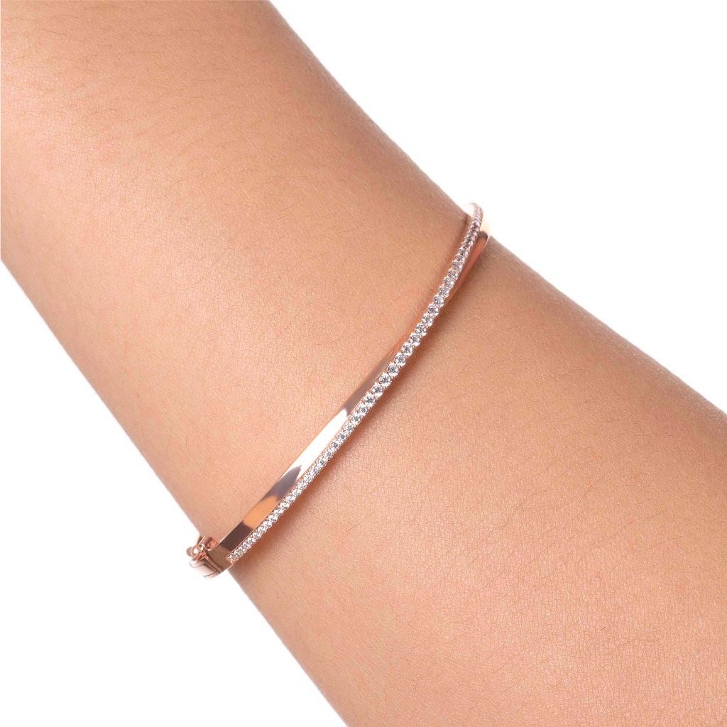 Gelang Emas 8K - Brila Gold Bangle - Brianeta Collection - Juene Jewelry - Juene
