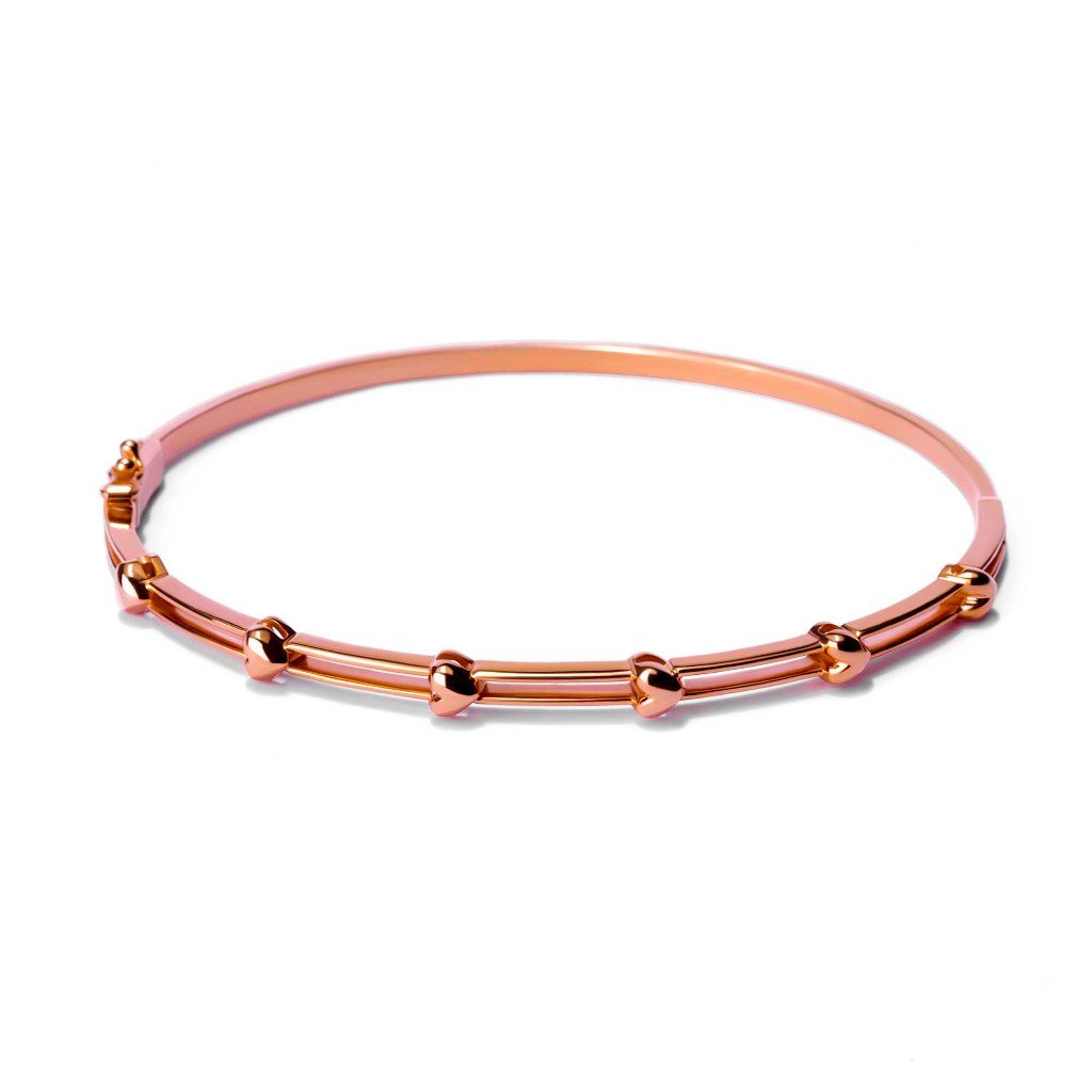 Gelang Emas 8K - Cara Gold Bangle - Flux Collection - Juene Jewelry - Juene Jewelry