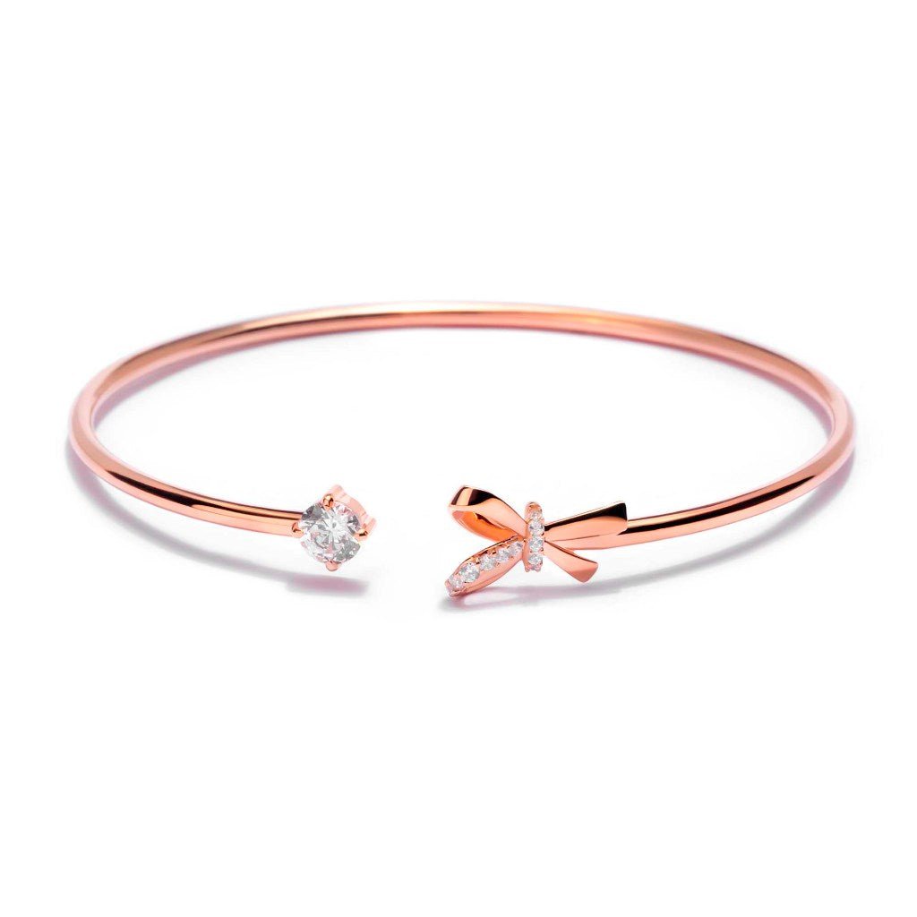 Gelang Emas 8K - Clarie Gold Bangle - Brianeta Collection - Juene Jewelry - Juene Jewelry