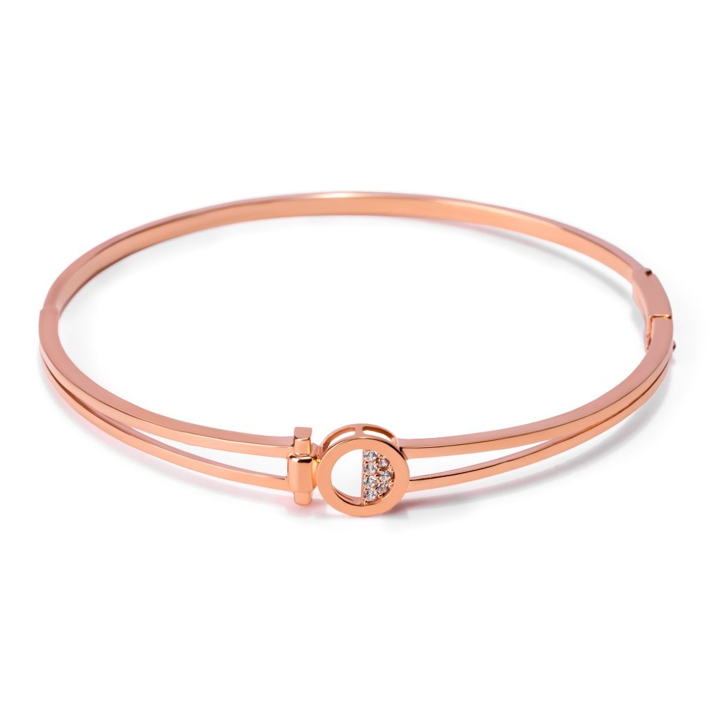 Gelang Emas 8K - Dira Gold Bangle 02 - Viviene Collection - Juene Jewelry - Juene