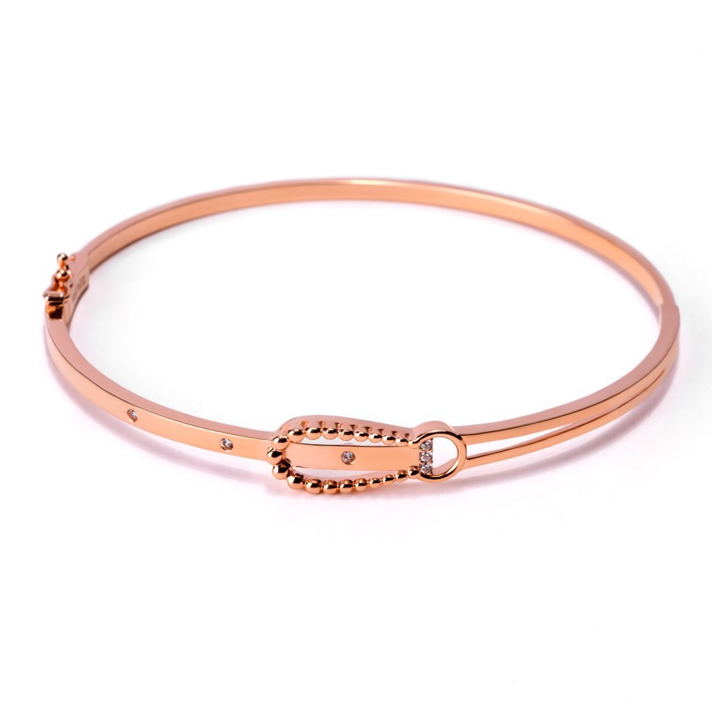 Gelang Emas 8K - Dira Gold Bangle 03 - Viviene Collection - Juene Jewelry - Juene