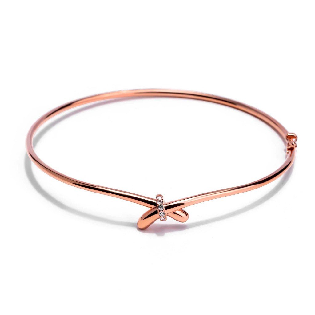 Gelang Emas 8K - Emory Gold Bangle - Veya Collection - Juene Jewelry - Juene