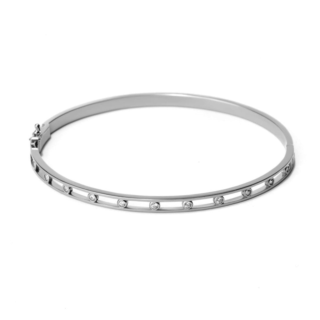 Gelang Emas 8K - Freya Gold Bangle - Flux Collection - Juene Jewelry - Juene Jewelry