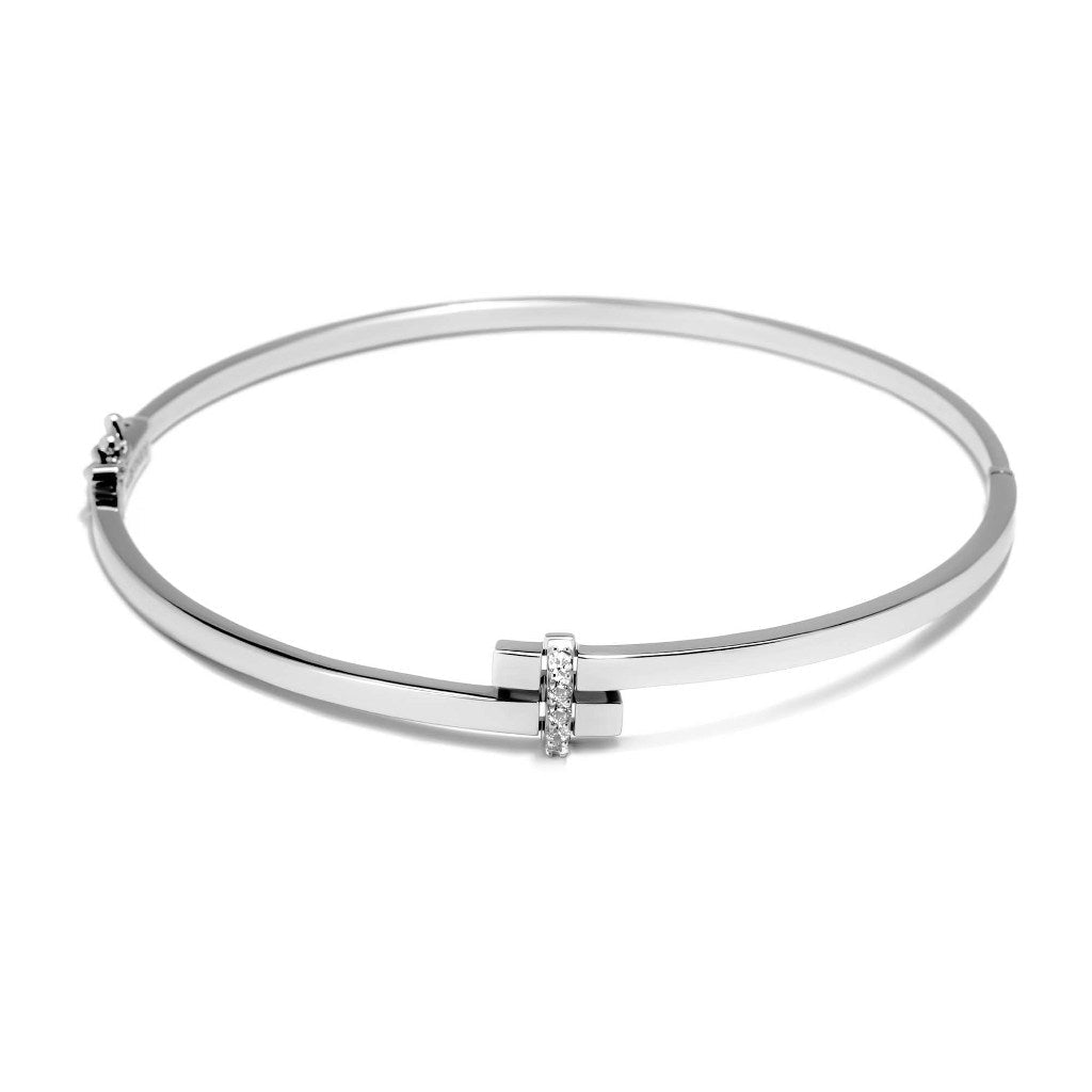 Gelang Emas 8k - Keira Gold Bangle - Evelina Collection - Juene Jewelry - Juene Jewelry