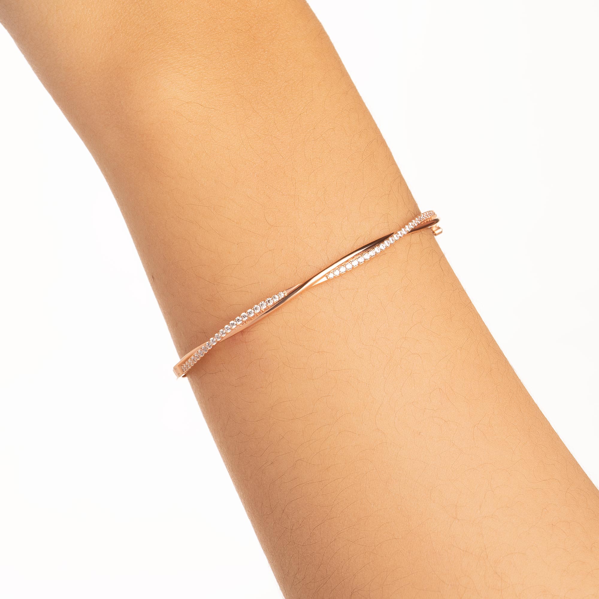 Gelang Emas 8K - Leon Gold Bangle - Veya Collection - Juene Jewelry - Juene