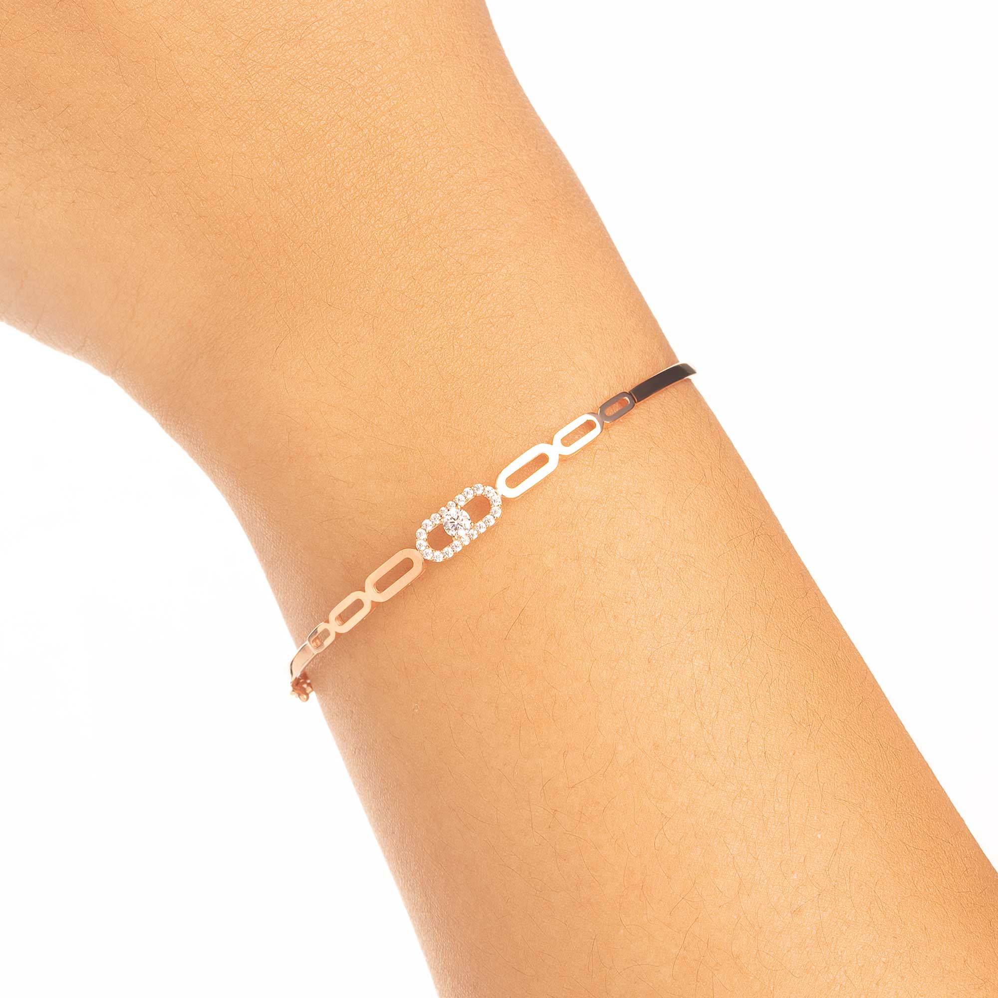 Gelang Emas 8k - Link Gold Bangle - Tally Collection - Juene Jewelry - Juene Jewelry