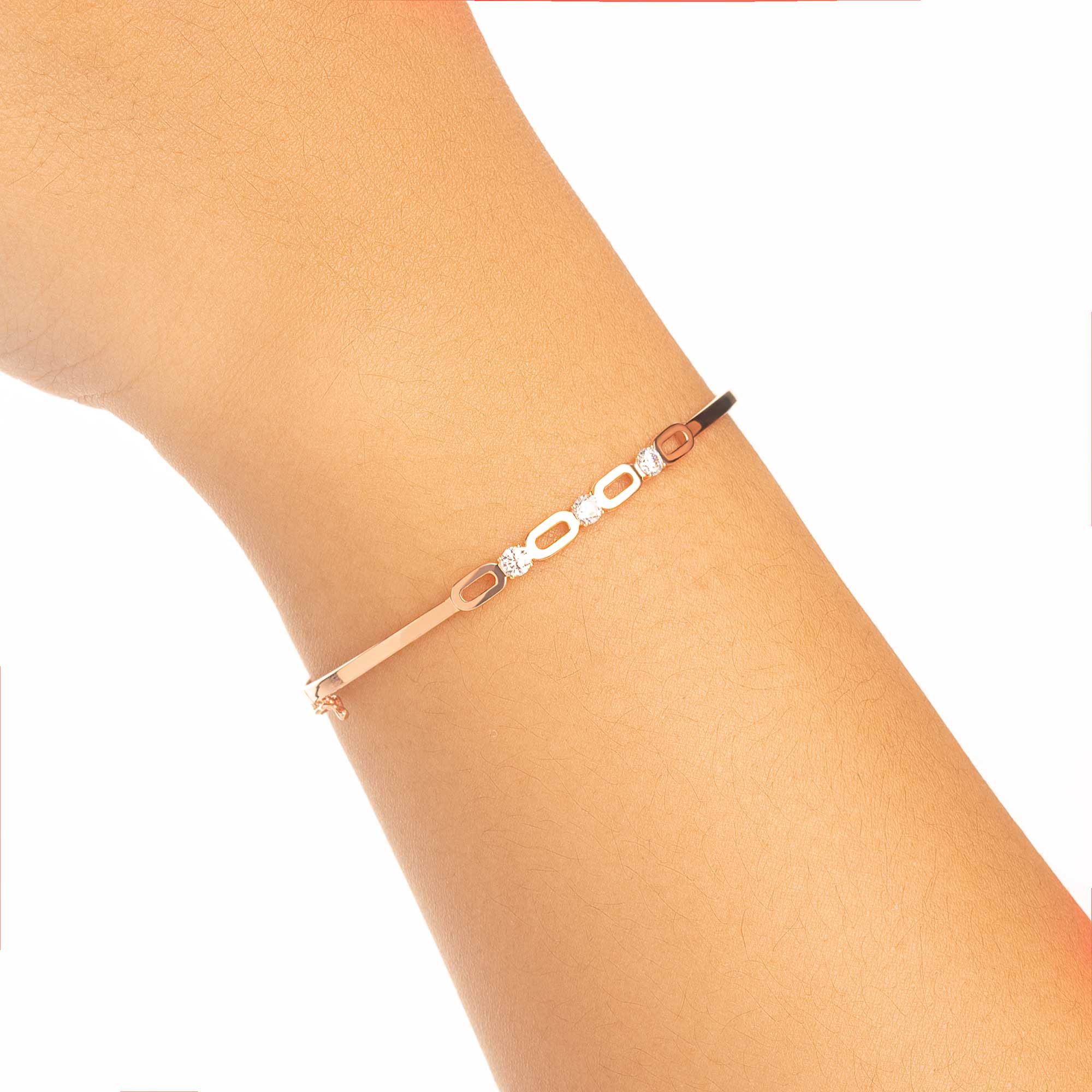 Gelang Emas 8k - Lucy Gold Bangle - Tally Collection - Juene Jewelry - Juene Jewelry