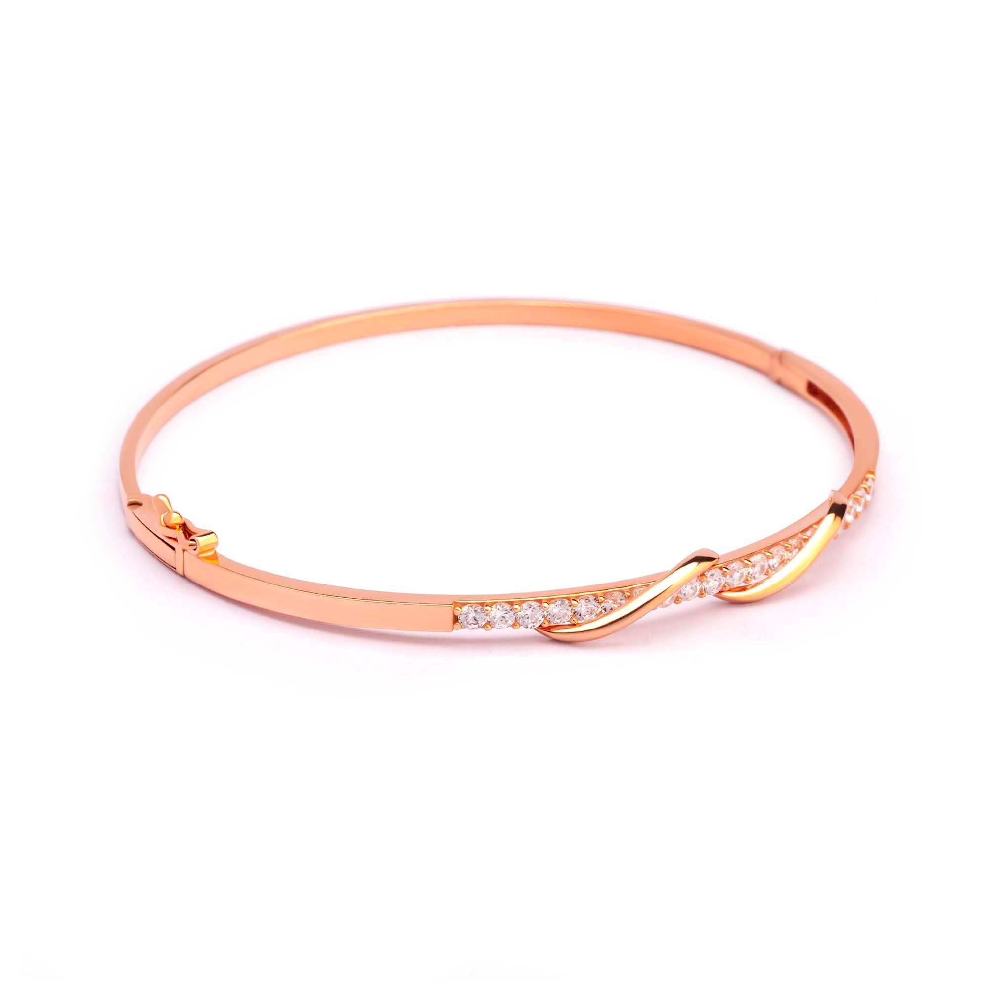Gelang Emas 8k - Naya Gold Bangle - Tally Collection - Juene Jewelry - Juene Jewelry