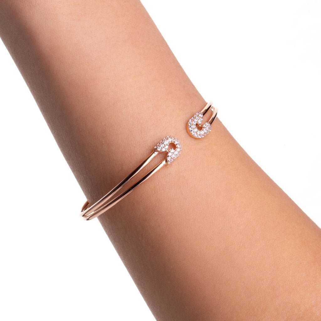 Gelang Emas 8K - Pin Gold Bangle 02 - Terra Collection - Juene Jewelry - Juene