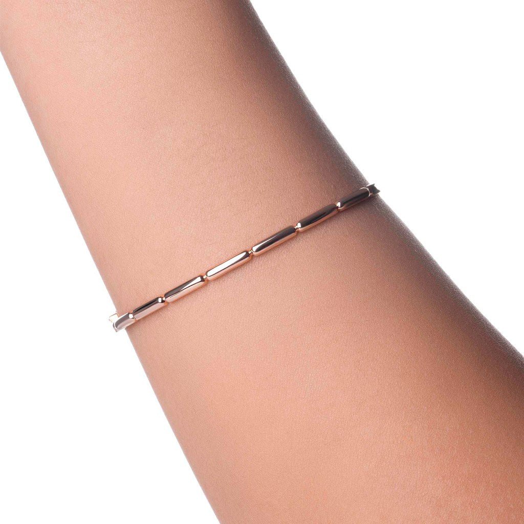 Gelang Emas 8K - Prita Gold Bangle - Flux Collection - Juene Jewelry - Juene Jewelry