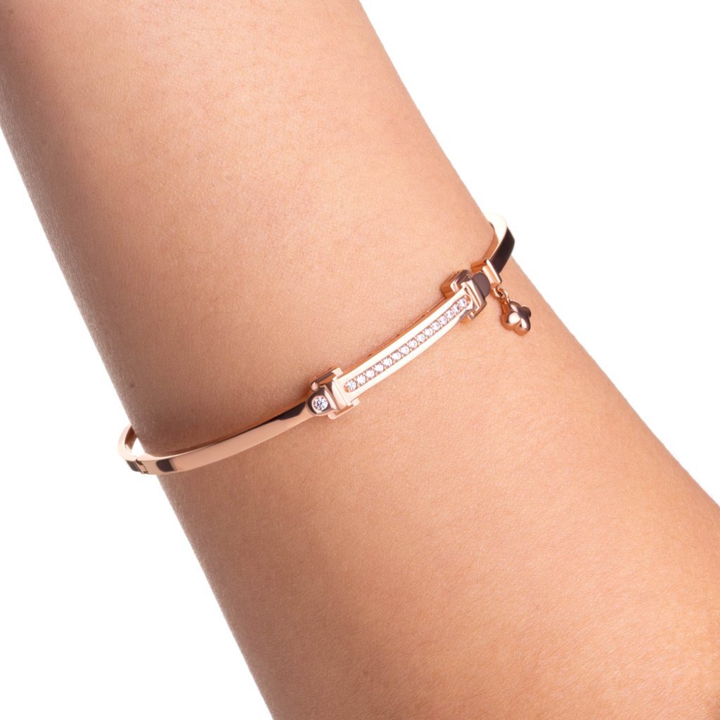Gelang Emas 8K - Runa Gold Bangle 02 - Viviene Collection - Juene Jewelry - Juene