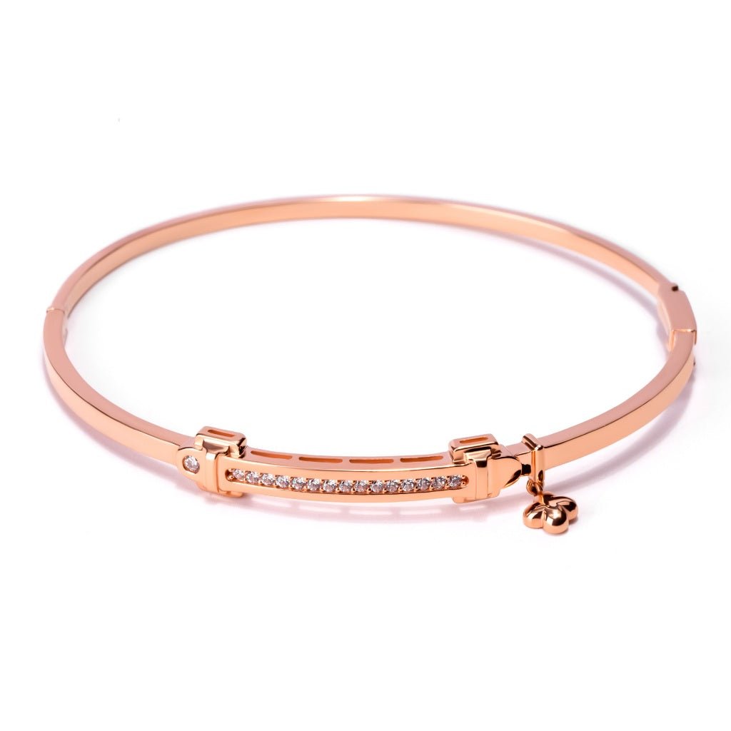 Gelang Emas 8K - Runa Gold Bangle 02 - Viviene Collection - Juene Jewelry - Juene