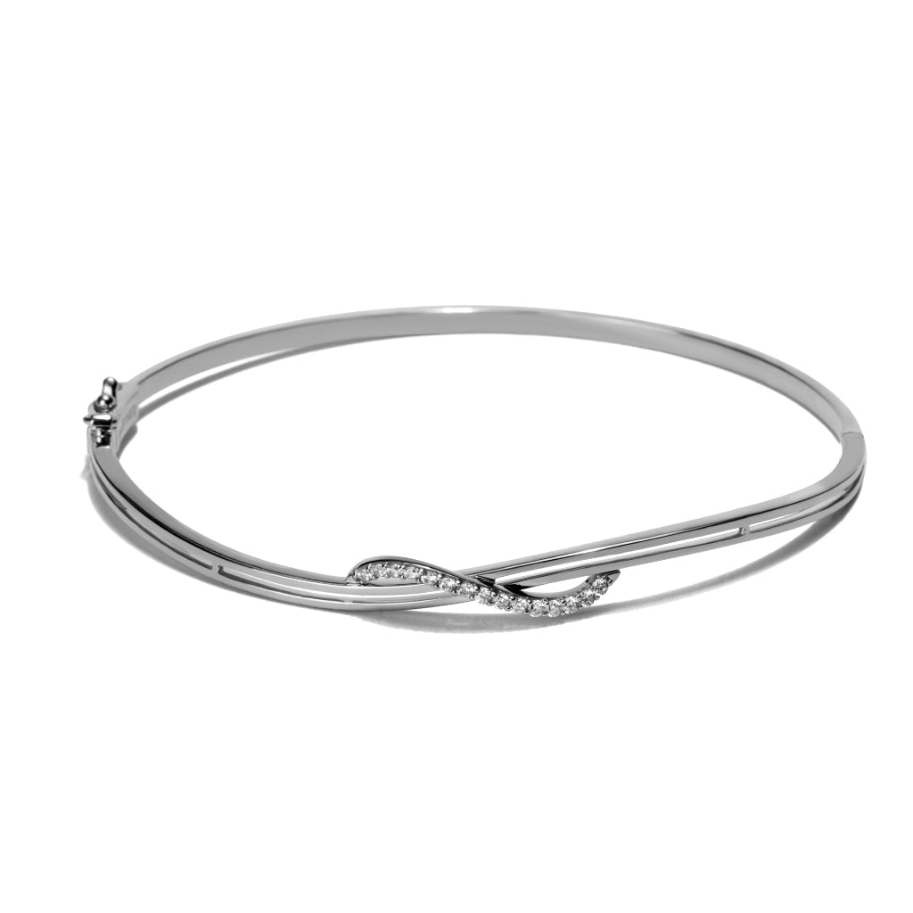 Gelang Emas 8K - Solene Gold Bangle - Fiora Collection - Juene Jewelry - Juene Jewelry