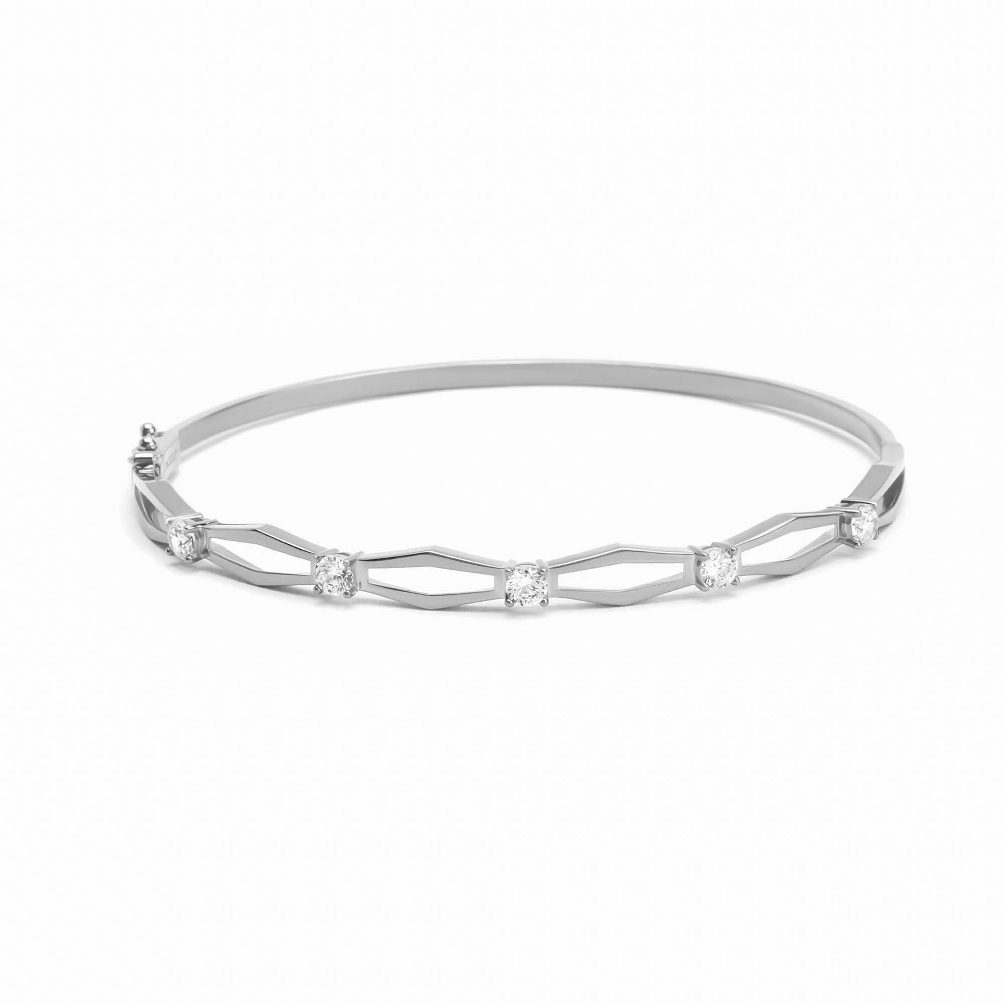 Gelang Emas 8k - Tiany Gold Bangle - Tally Collection - Juene Jewelry - Juene Jewelry