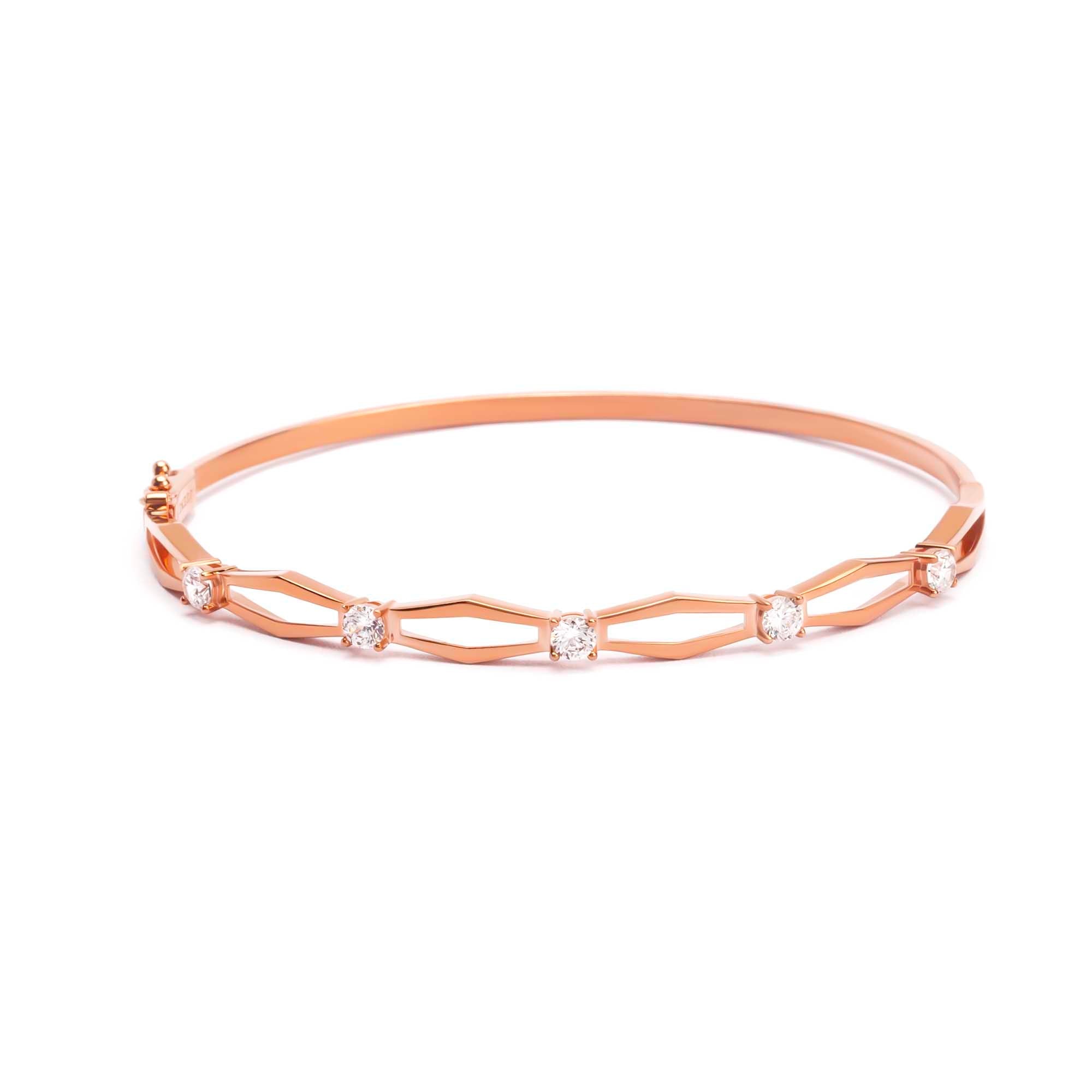 Gelang Emas 8k - Tiany Gold Bangle - Tally Collection - Juene Jewelry - Juene Jewelry