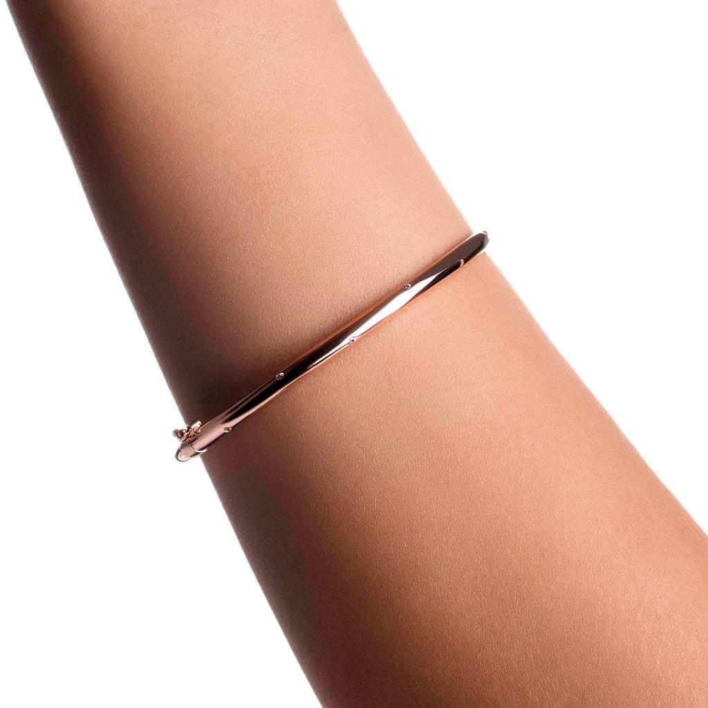 Gelang Emas 8k - Wanda Gold Bangle - Tally Collection - Juene Jewelry - Juene