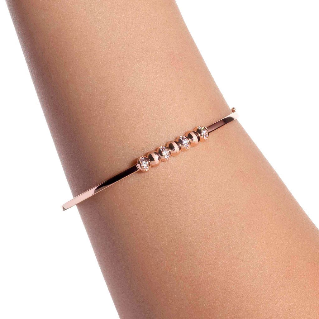 Gelang Emas 8K - Winnie Gold Bangle - Veya Collection - Juene Jewelry - Juene