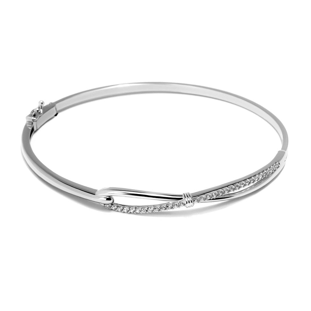 Gelang Emas 8k - Yara Gold Bangle - Evelina Collection - Juene Jewelry - Juene Jewelry