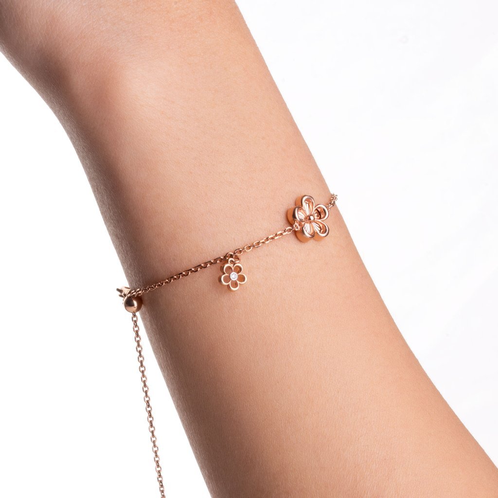 Gelang Serut 8K - Carla Gold Bracelet 01 - Viviene Collection - Juene Jewelry - Juene