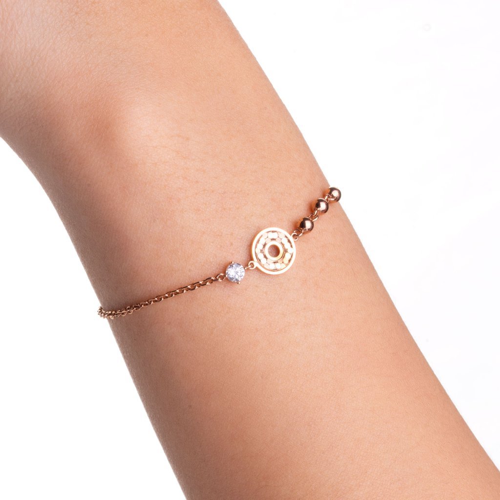 Gelang Serut 8K - Carla Gold Bracelet 03 - Viviene Collection - Juene Jewelry - Juene