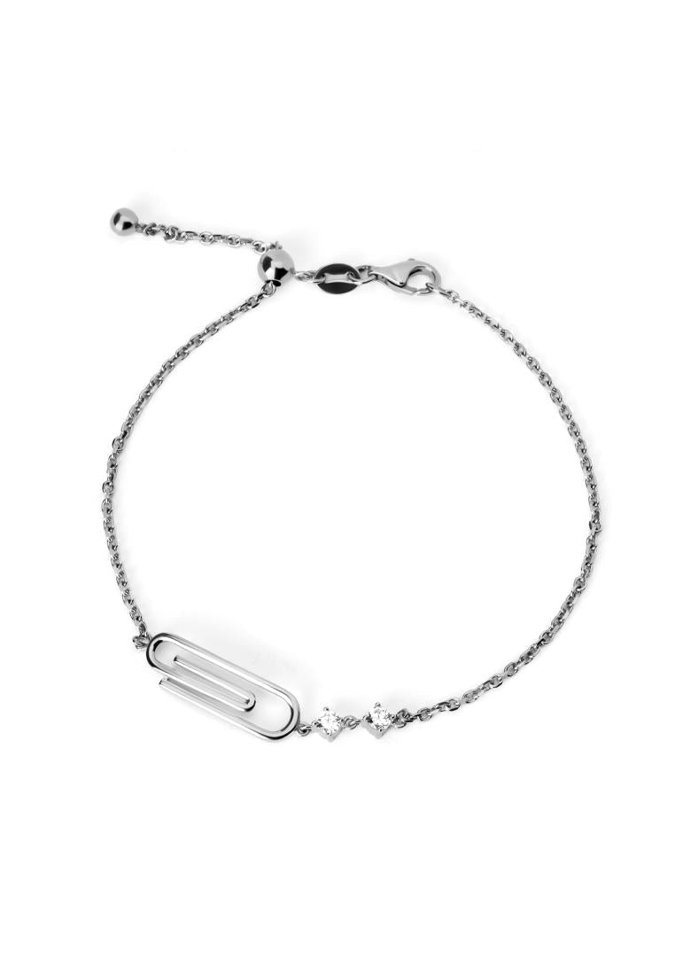 Gelang Serut 8K - Paperclip Gold Bracelet - Viviene Collection - Juene Jewelry - Juene
