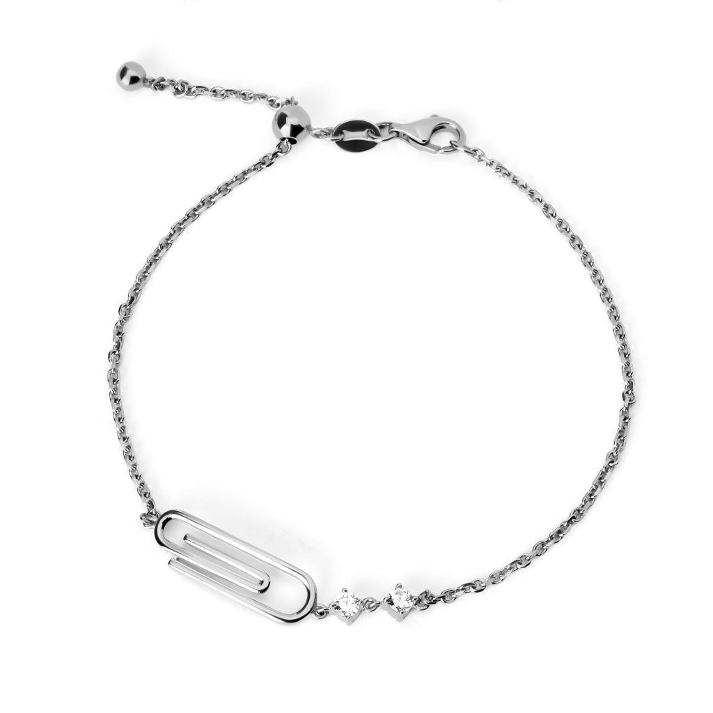 Gelang Serut 8K - Paperclip Gold Bracelet - Viviene Collection - Juene Jewelry - Juene