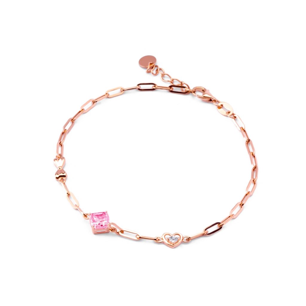 Gelang Serut Emas 7k - Alika Gold Bracelet - Pinky Crush Collection - Juene Jewelry - Juene