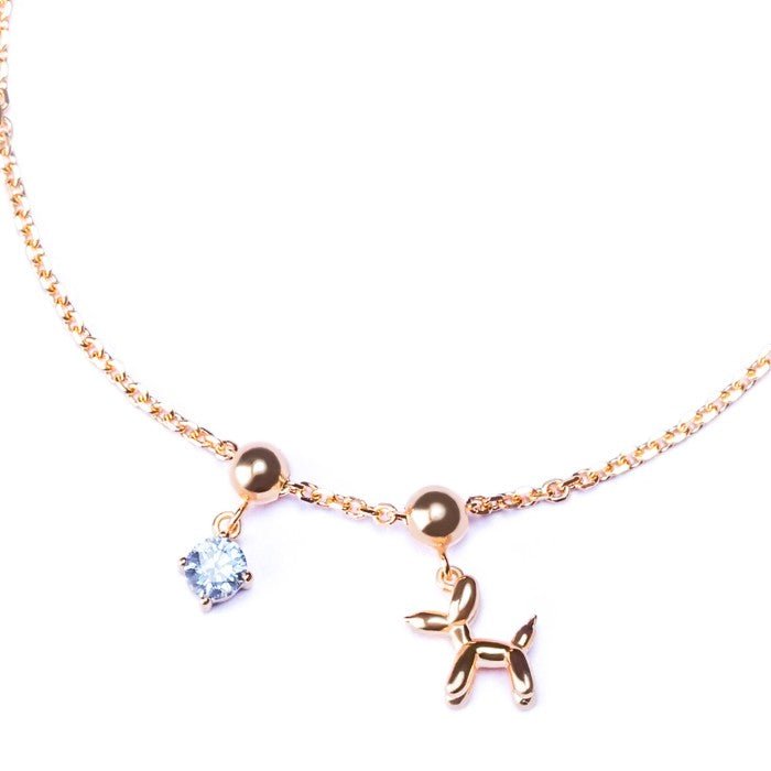 Gelang Serut Emas 7k - Aqua Puppy Gold Bracelet - The Shades Collection - Juene Jewelry - Juene