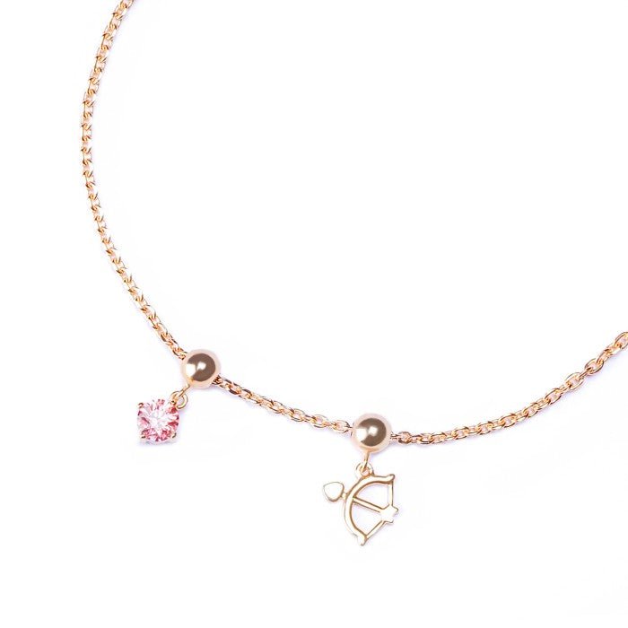 Gelang Serut Emas 7k - Blushing Cupid Gold Bracelet - The Shades Collection - Juene Jewelry - Juene