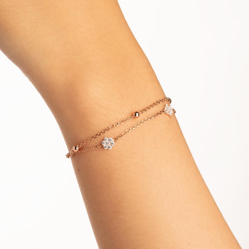 Gelang Serut Emas 7k - Bria Gold Bracelet - Velina Collection - Juene Jewelry - Juene