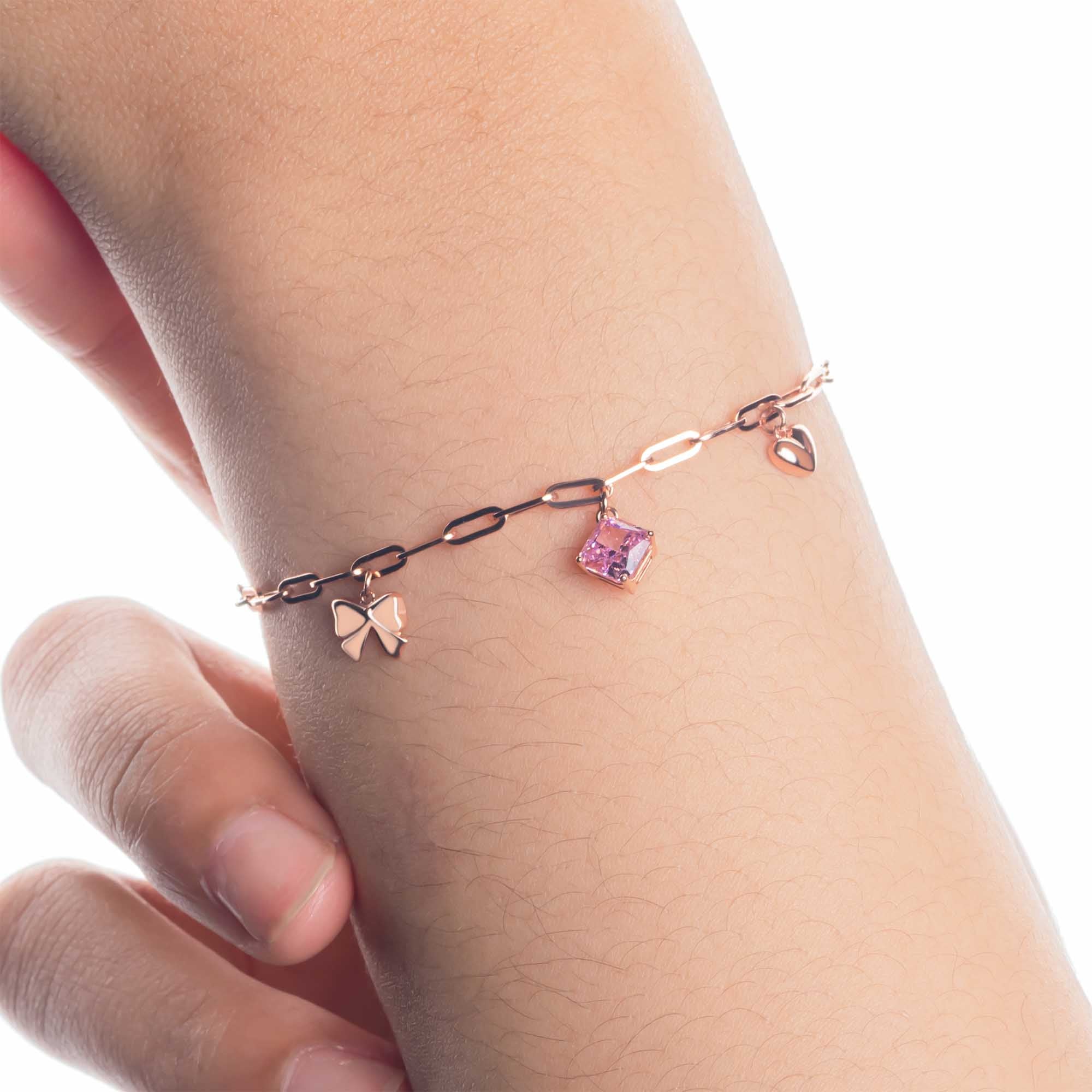 Gelang Serut Emas 7k - Chintana Gold Bracelet - Pinky Crush Collection - Juene Jewelry - Juene