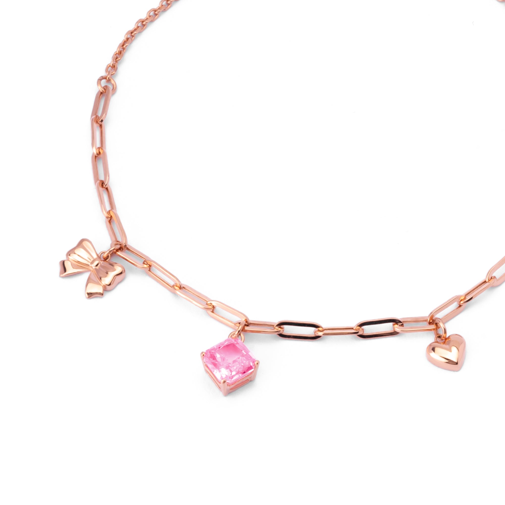 Gelang Serut Emas 7k - Chintana Gold Bracelet - Pinky Crush Collection - Juene Jewelry - Juene