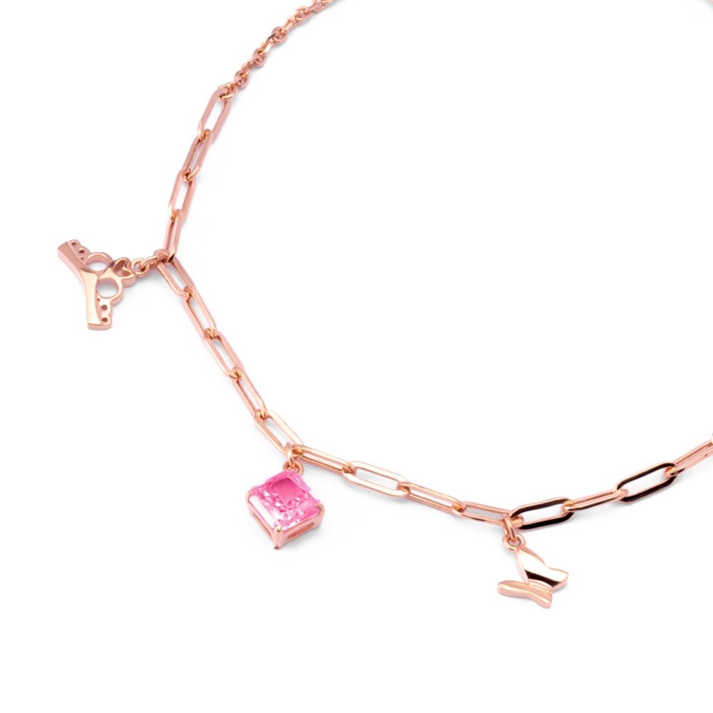 Gelang Serut Emas 7k - Crown Gold Bracelet - Pinky Crush Collection - Juene Jewelry - Juene