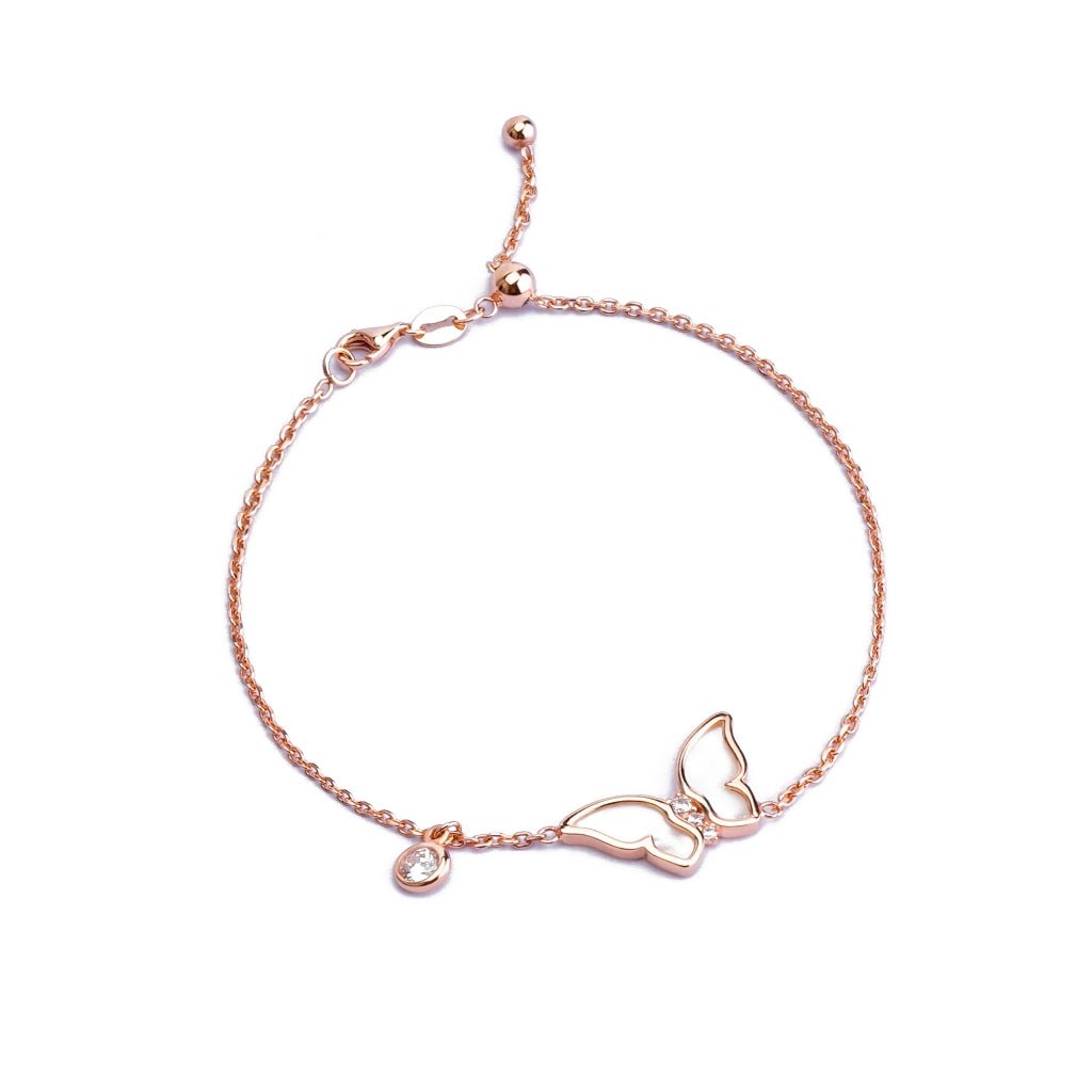 Gelang Serut Emas 7k - Greta Gold Bracelet - Mother of Pearl Collection - Juene Jewelry - Juene