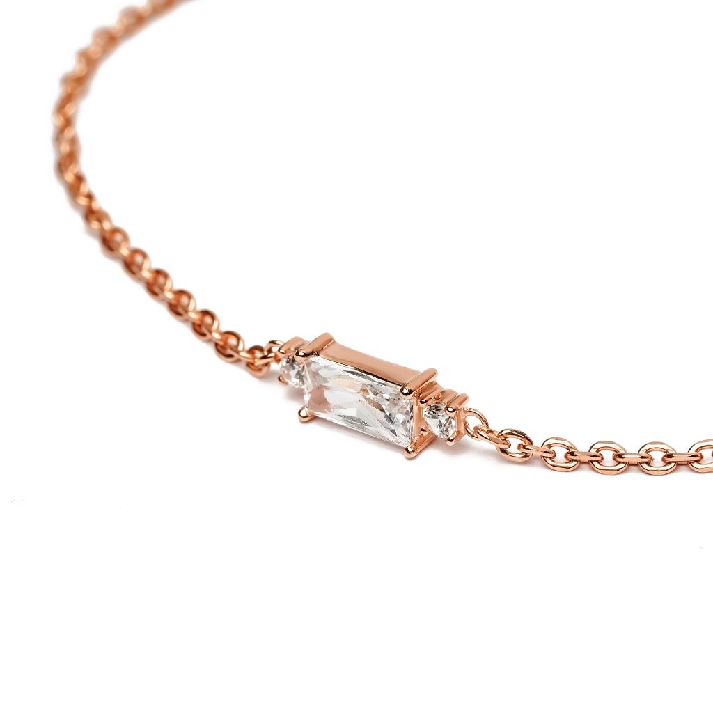 Gelang Serut Emas 7k - Nora Gold Bracelet - Quadra Collection - Juene Jewelry - Juene