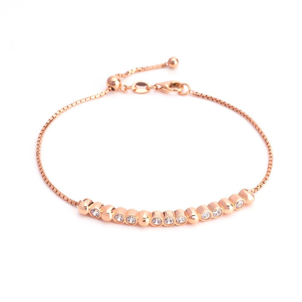 Gelang Serut Emas 7k - Rovia Gold Bracelet - Dotsy Collection - Juene Jewelry - Juene