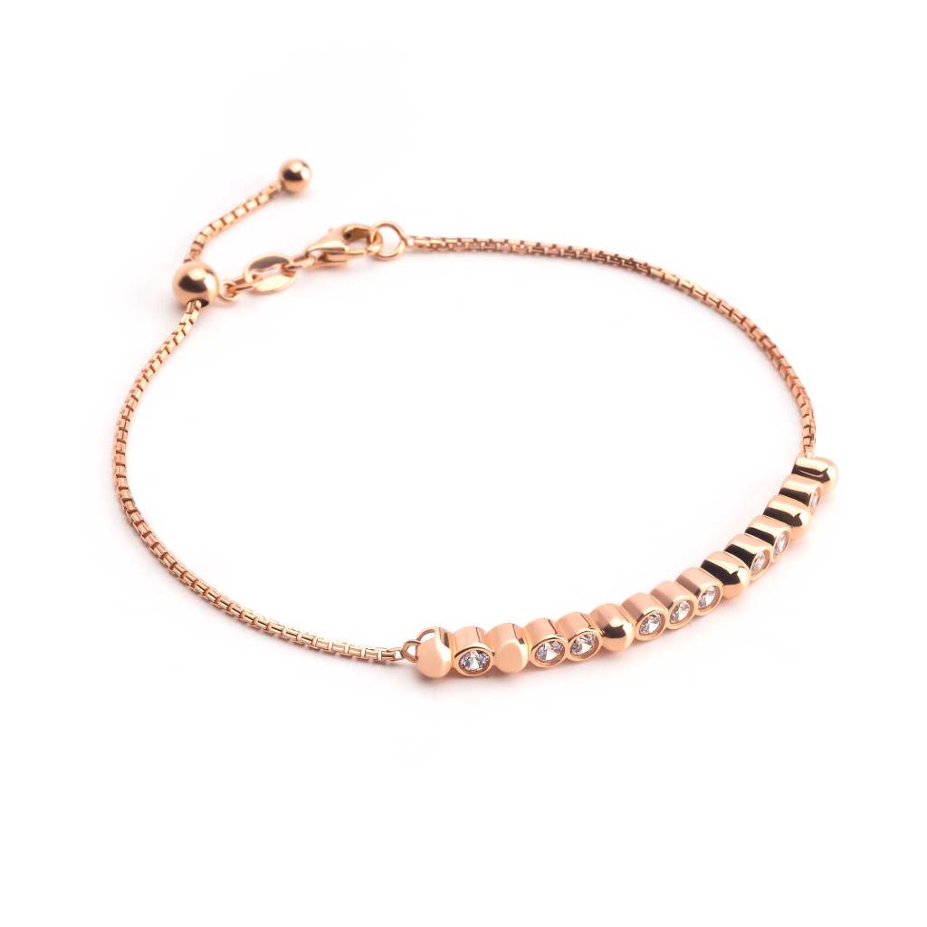 Gelang Serut Emas 7k - Rovia Gold Bracelet - Dotsy Collection - Juene Jewelry - Juene