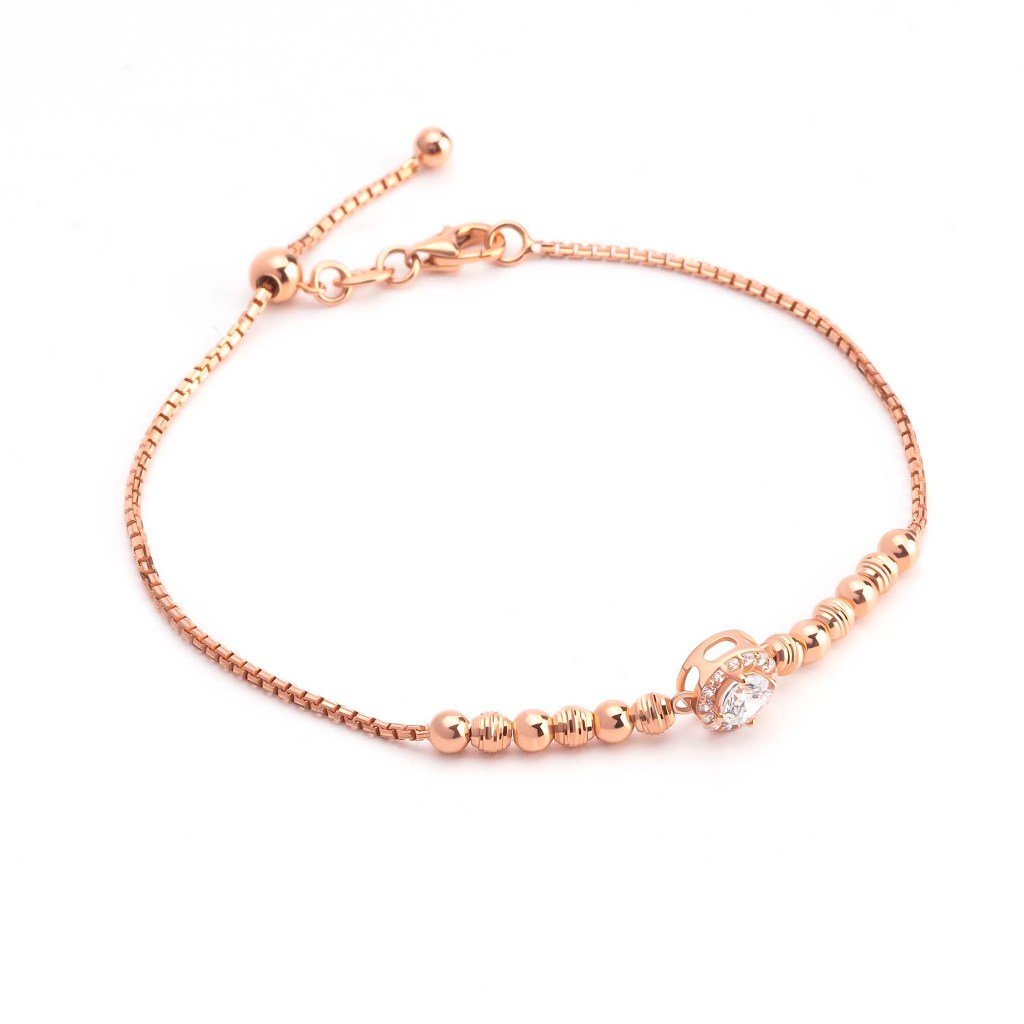 Gelang Serut Emas 7k - Shina Gold Bracelet - Dotsy Collection - Juene Jewelry - Juene