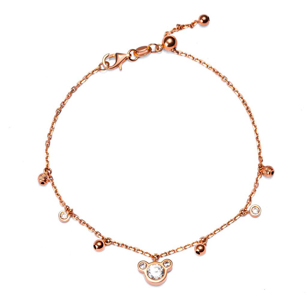 Gelang Serut Emas 8K - Bear Gold Bracelet - Brianeta Collection - Juene Jewelry - Juene Jewelry