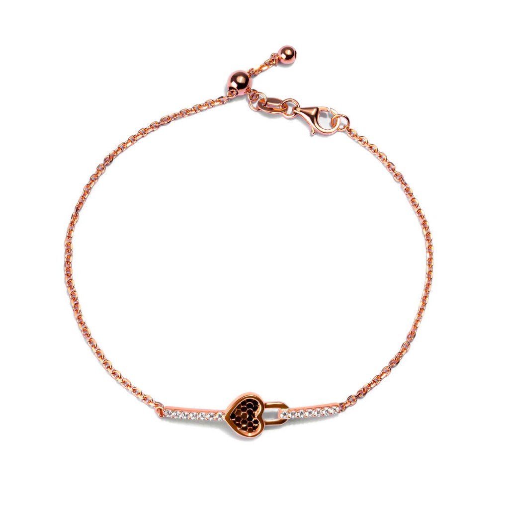 Gelang Serut Emas 8k - Lock Gold Bracelet - Evelina Collection - Juene Jewelry - Juene Jewelry